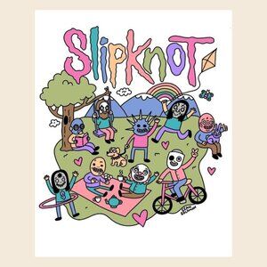 Slipknot Heavy Metal Rock Band Concert Tour Poster_  170